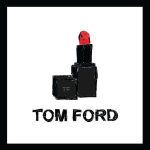 Red for the Win original fashion art 12x12 Tom Ford